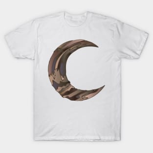 wooden crescent moon T-Shirt